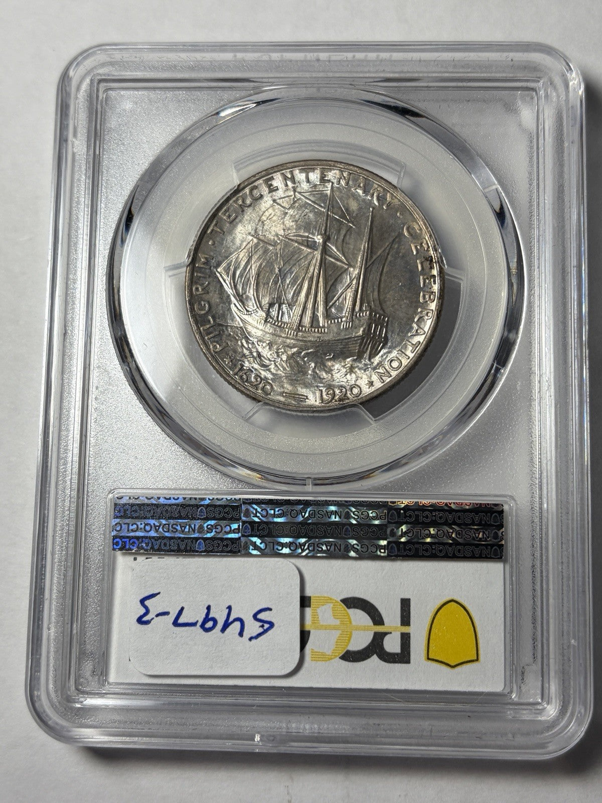 1921 PCGS MS66 Pilgrim Commemorative Half Dollar Toned