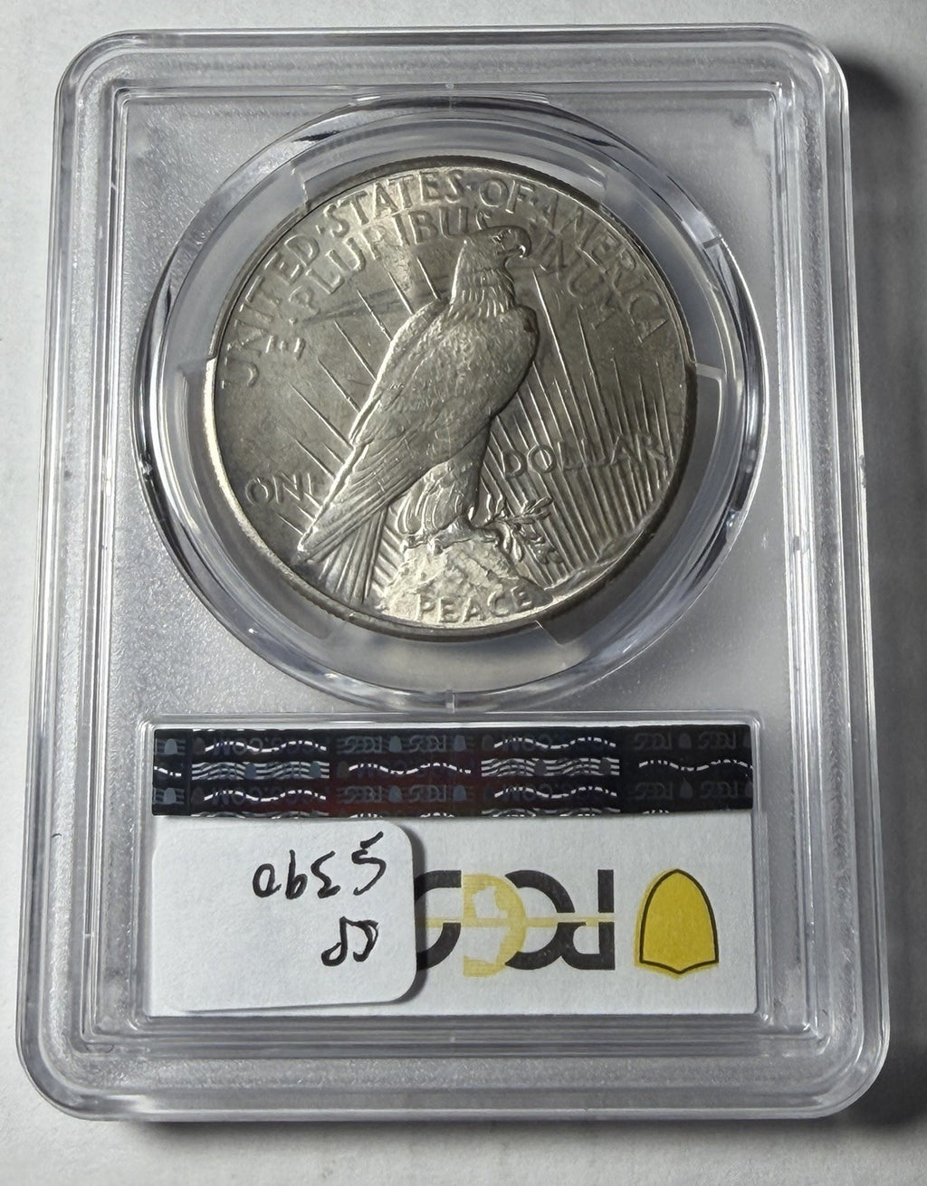 1928 PCGS MS62 Peace Dollar