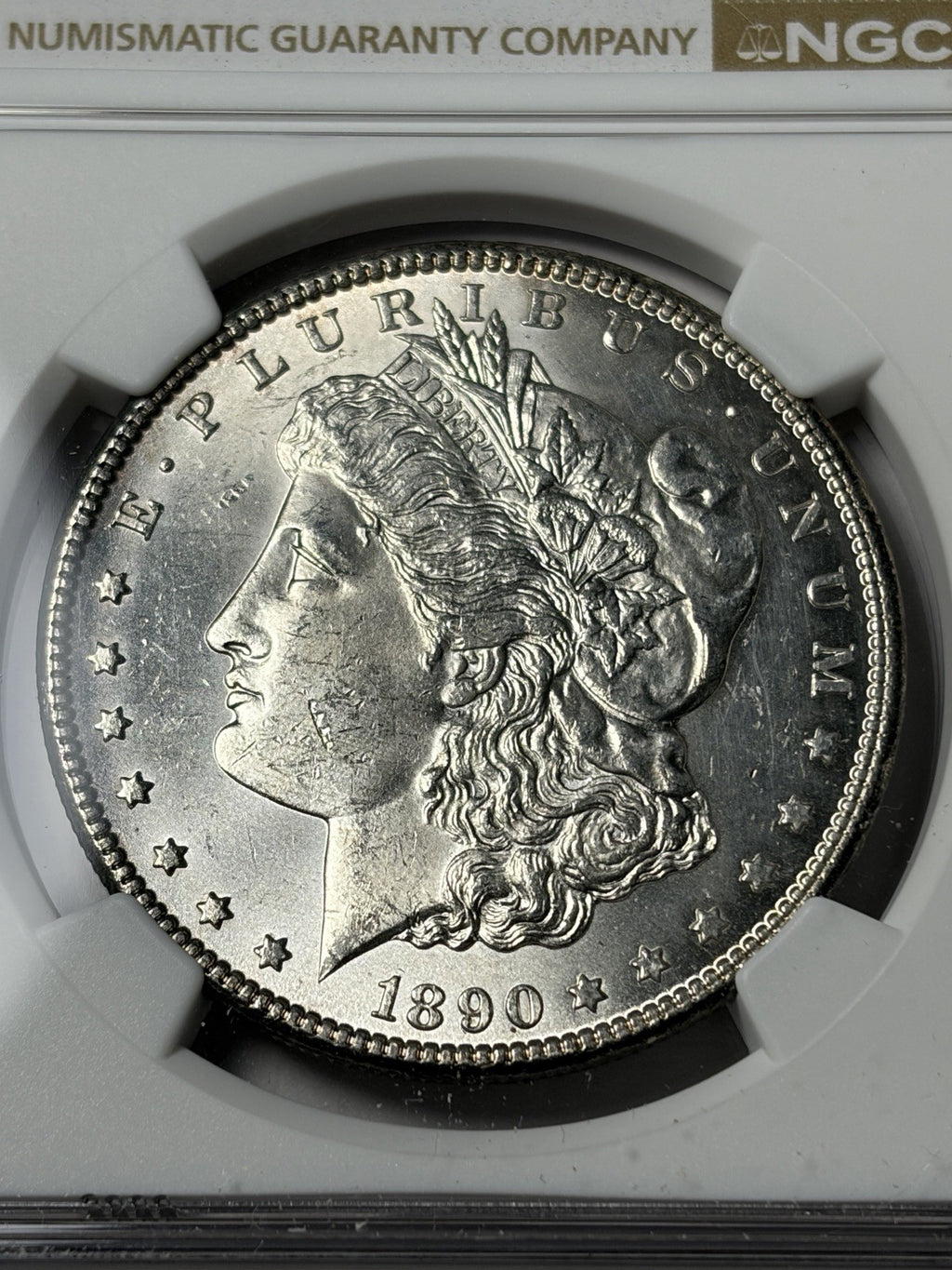 1890-CC NGC Unc Details Morgan Silver Dollar