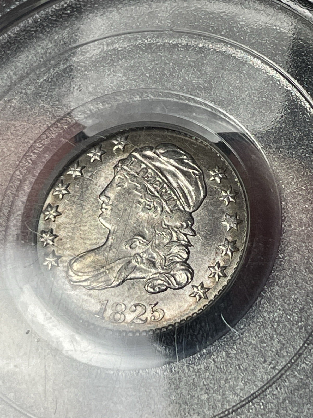 1825 PCGS MS62 Capped Bust Dime Old Green Holder