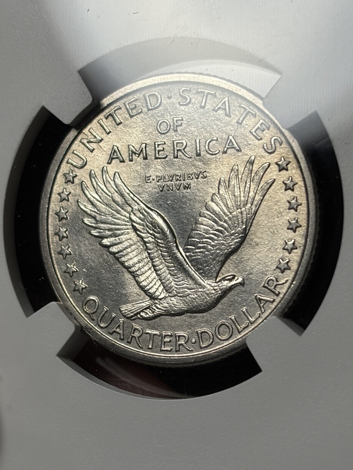 1917-D Type 1 NGC UNC Details Standing Liberty Quarter