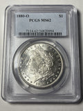 1880-O PCGS MS62 Morgan Silver Dollar