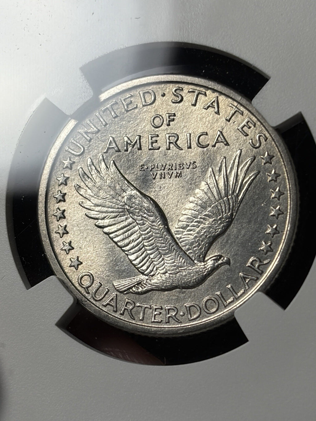 1917-D Type 1 NGC UNC Details Standing Liberty Quarter