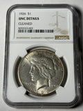 1926 NGC UNC Details Peace Silver Dollar