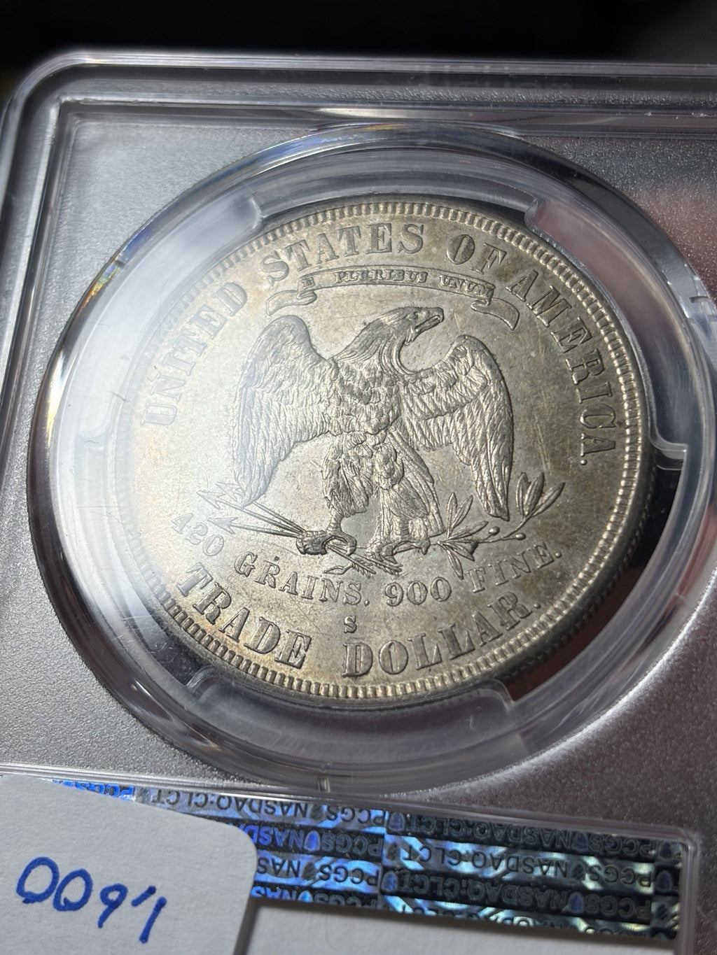 1878-S PCGS MS62 Trade Silver Dollar Original Look