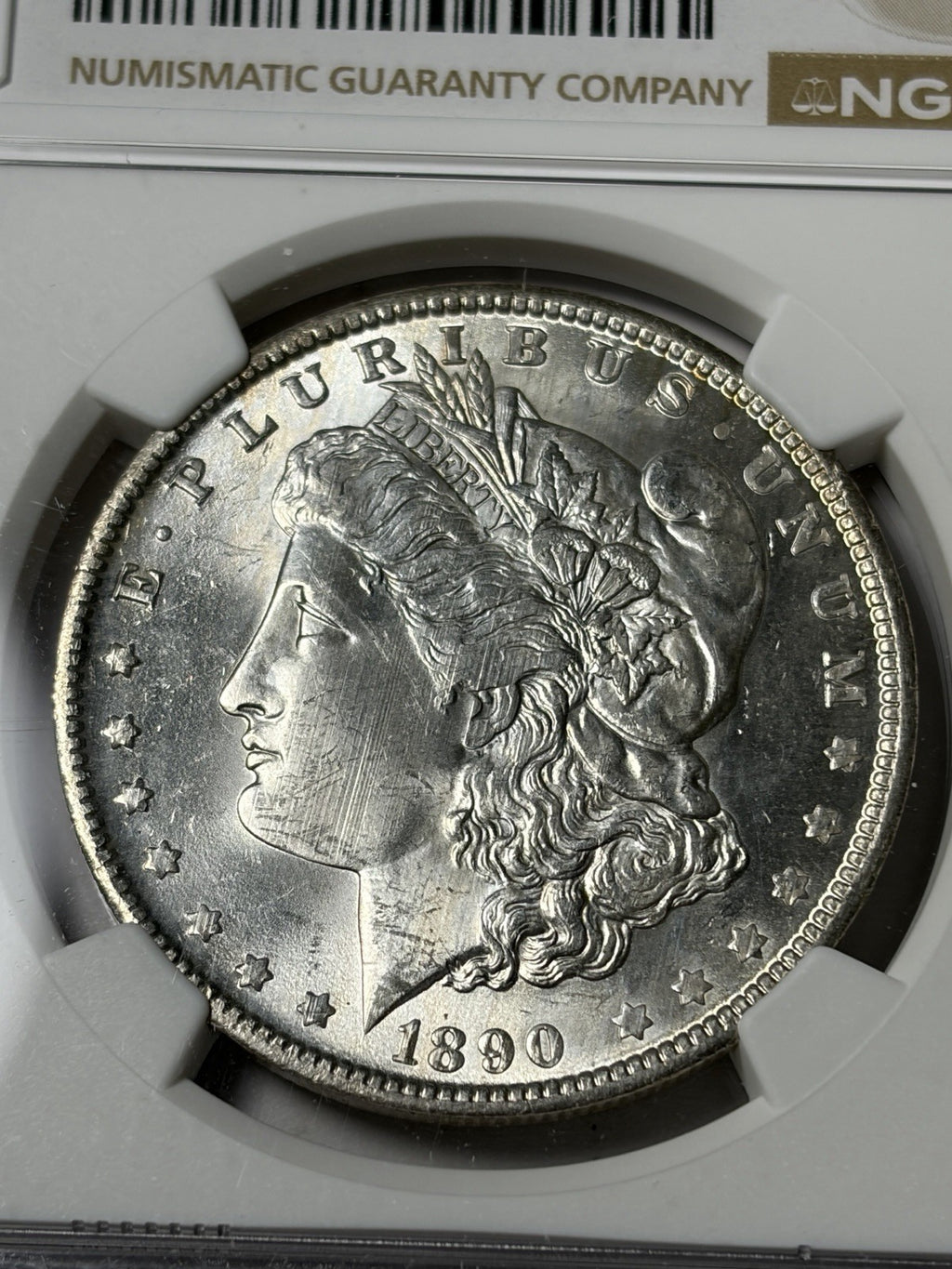 1890-O NGC MS63 Morgan Silver Dollar