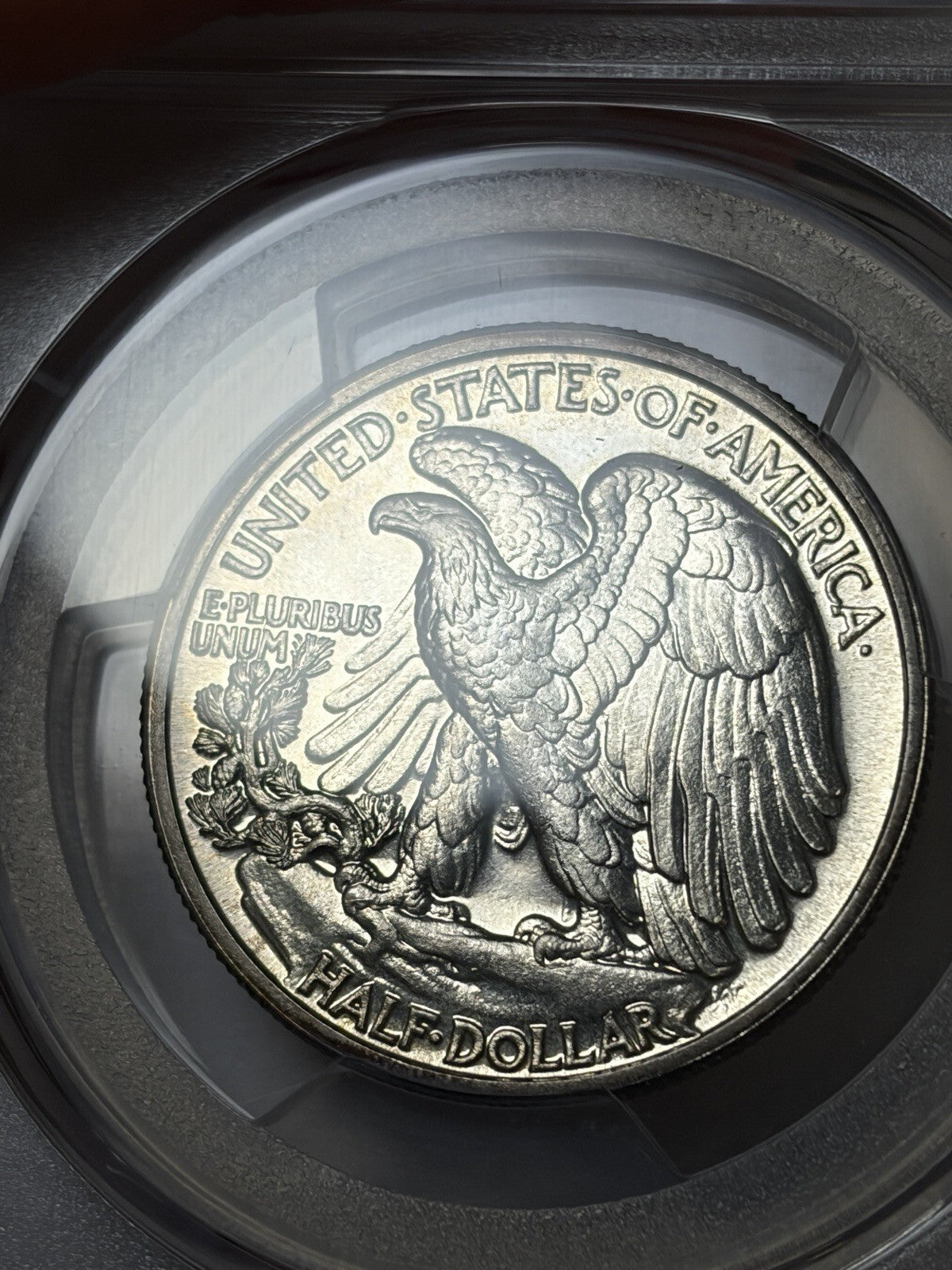 1937 PCGS PR67 Walking Liberty Half Dollar Toned
