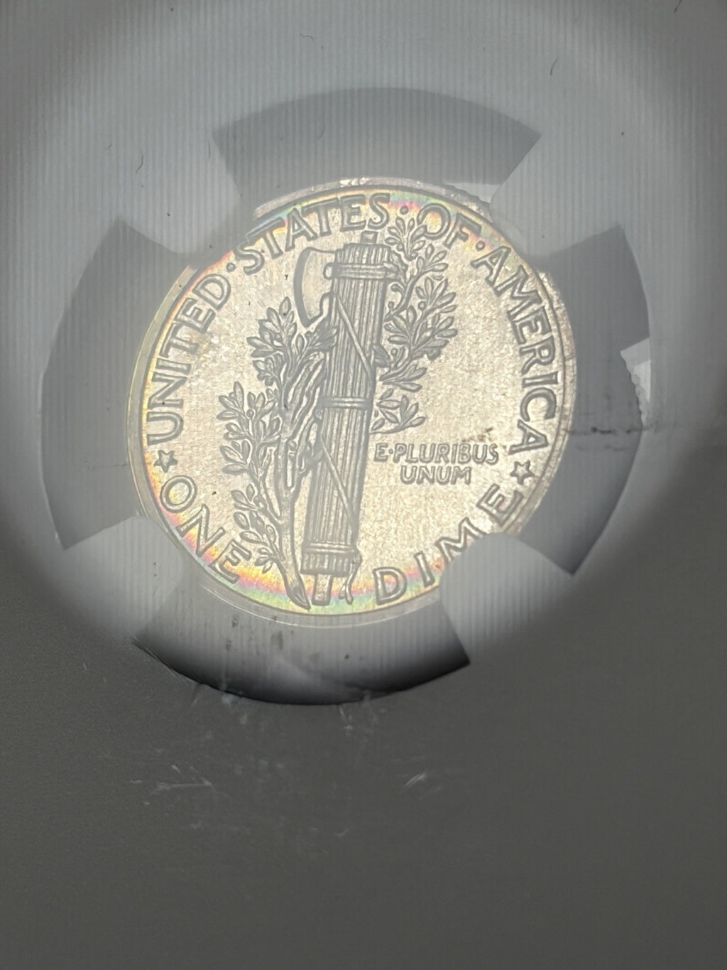 1942 NGC PF67 CAC Mercury Dime Toned