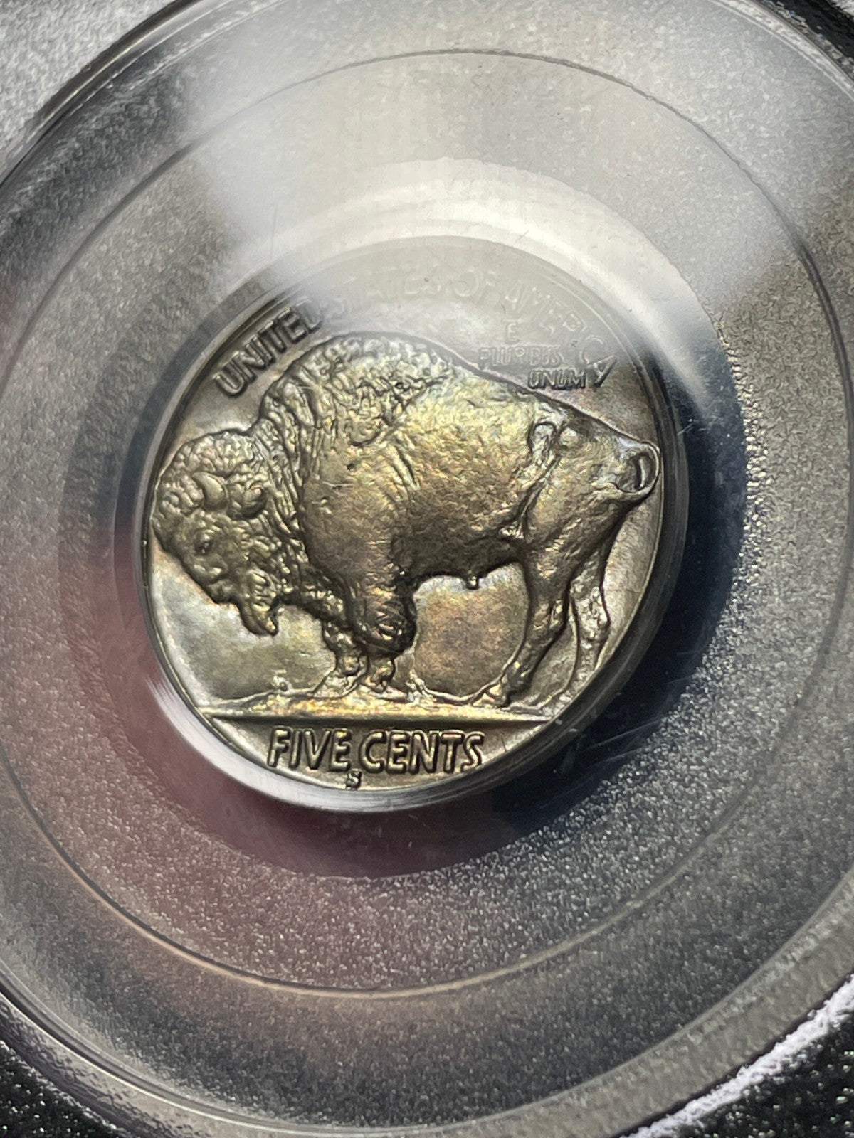 1914-S PCGS MS63 Buffalo Nickel Toned