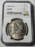 1897-O NGC AU58 Morgan Silver Dollar