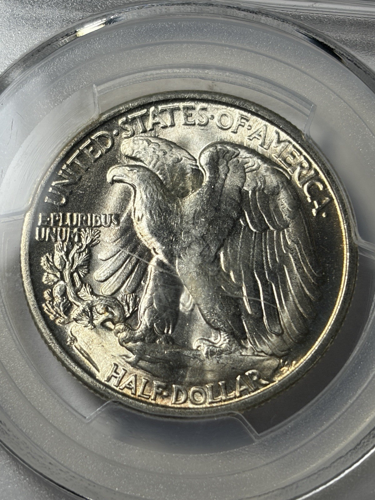 1945-S PCGS MS64 Walking Liberty Half Dollar Toned