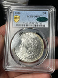 1886 PCGS MS67 CAC Morgan Silver Dollar SUPERB