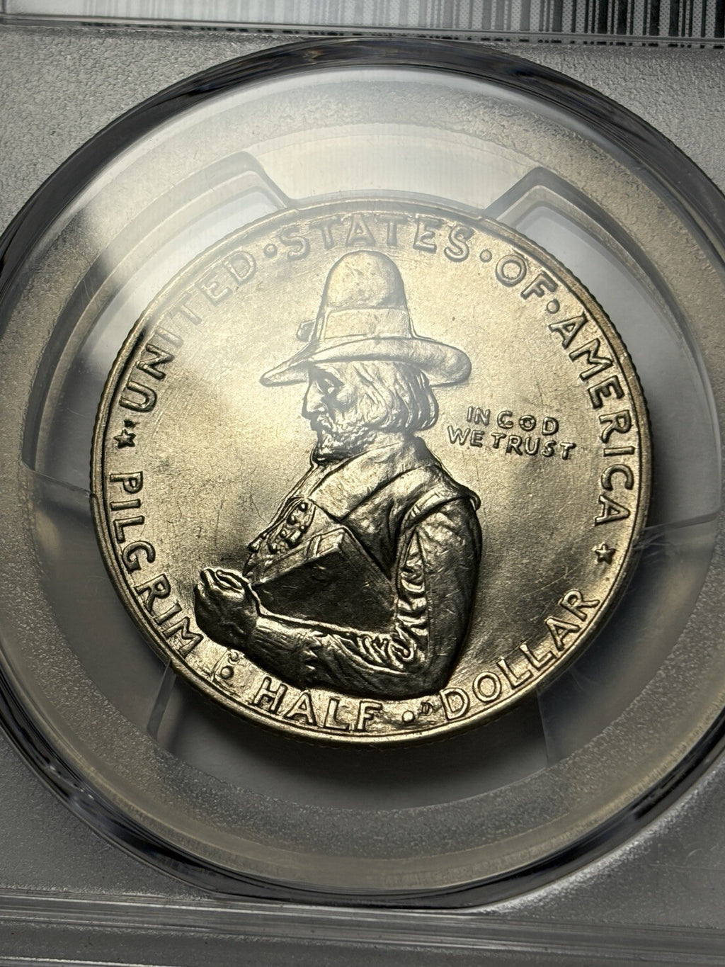 1920 PCGS MS62 Pilgrim Commemorative Half Dollar