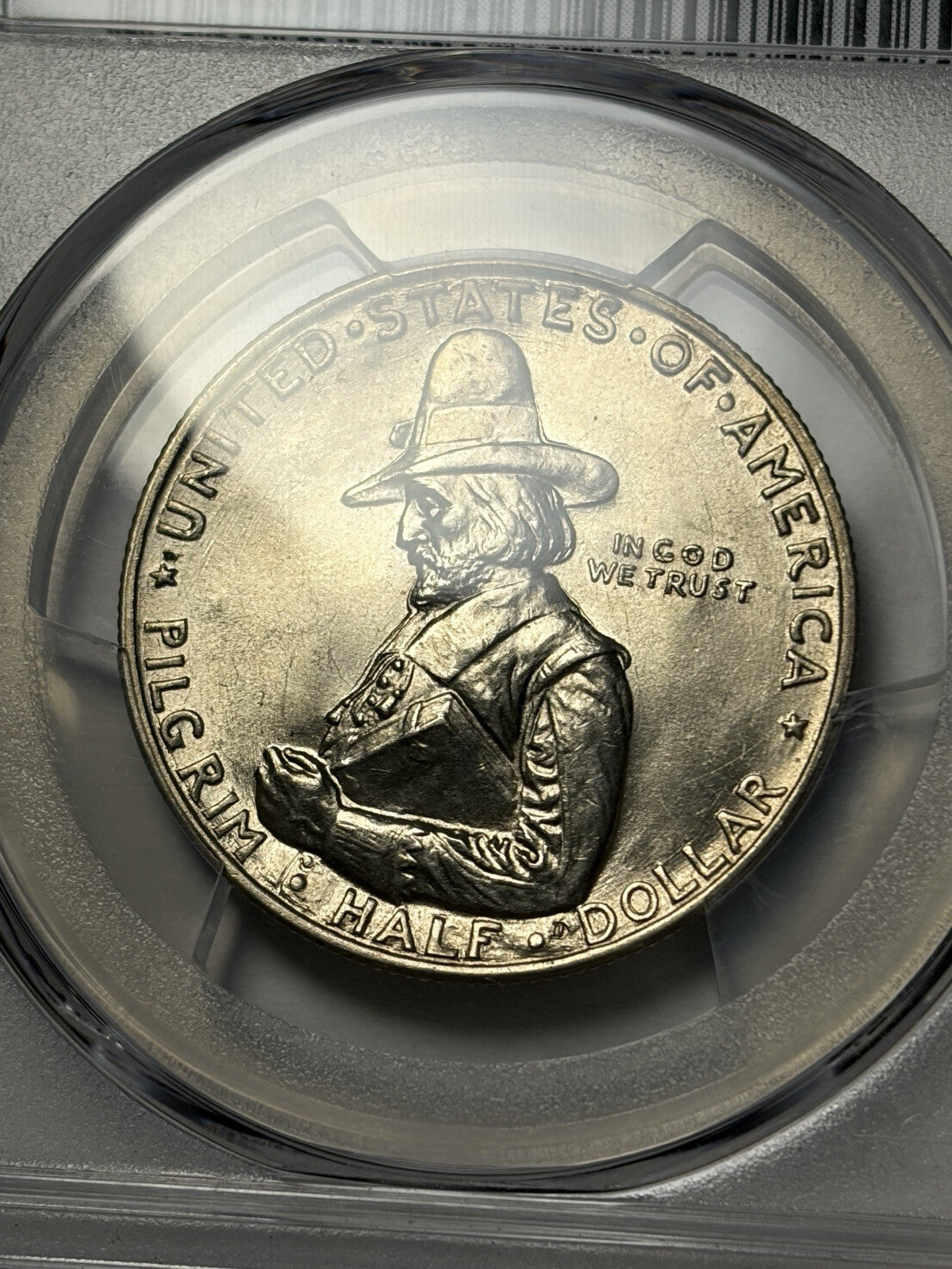 1920 PCGS MS62 Pilgrim Commemorative Half Dollar