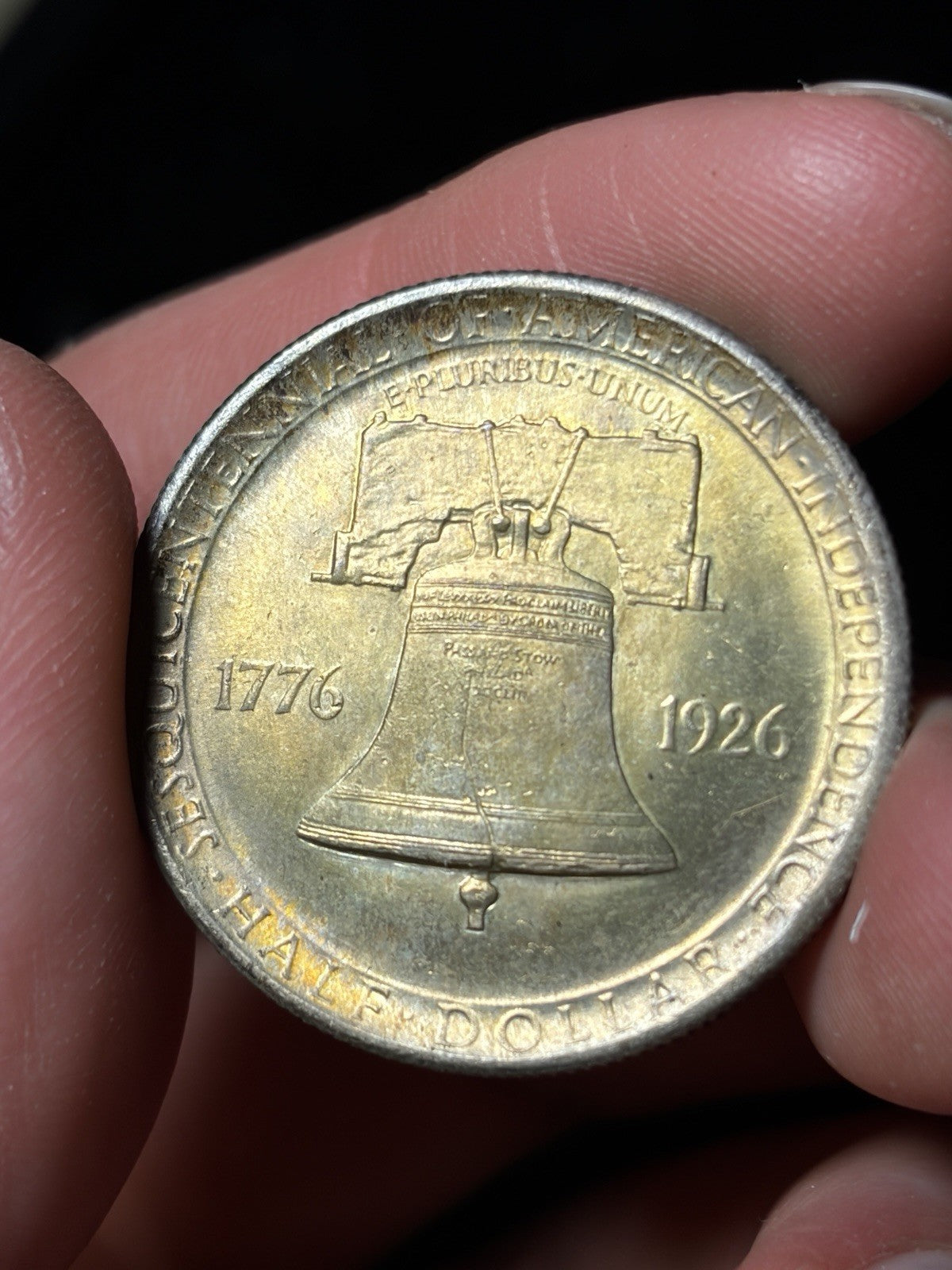 1926 Sesquicentennial Commemorative Half Dollar Toned