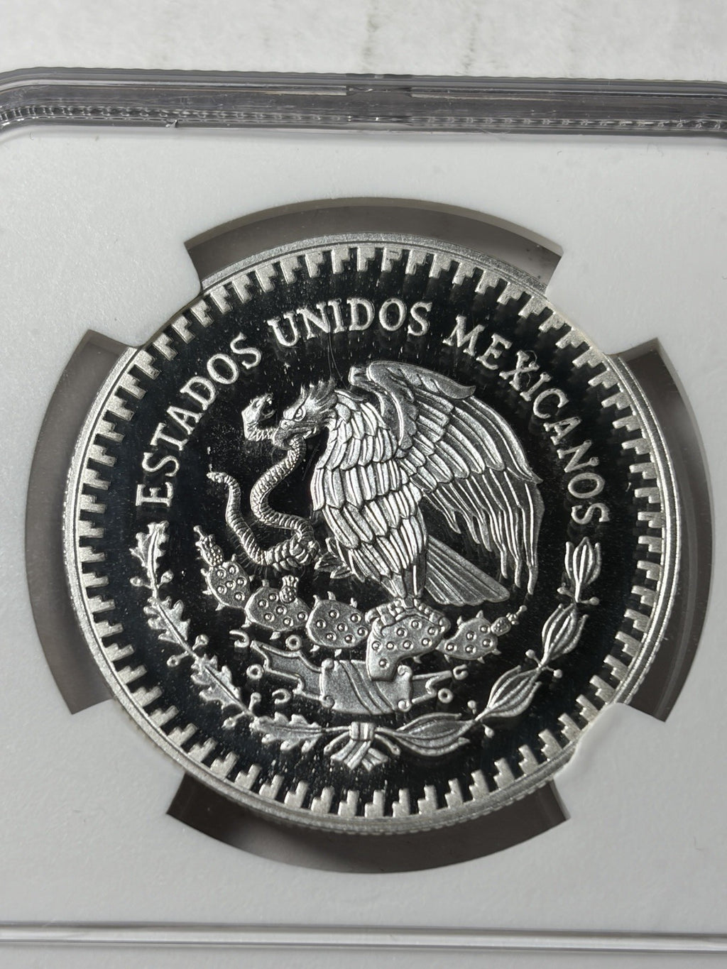 1991 Mo NGC PF68 Ultra Cameo Mexico 1 Onza Libertad PROOF Silver