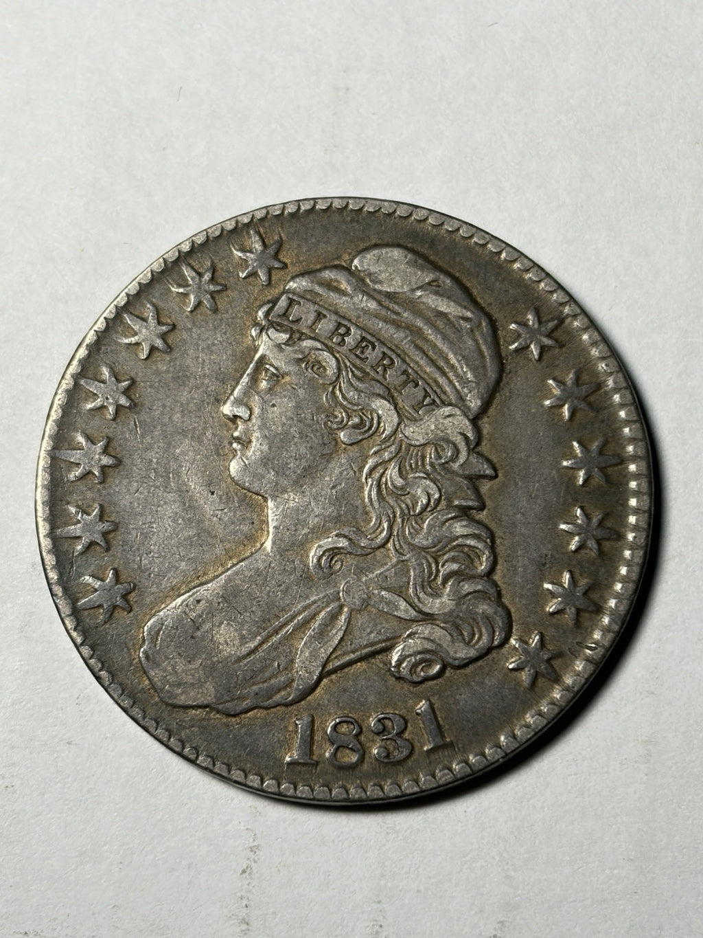 1831 Capped Bust Half Dollar