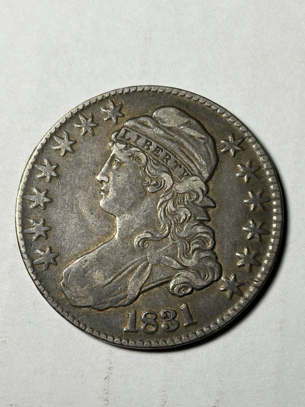 1831 Capped Bust Half Dollar