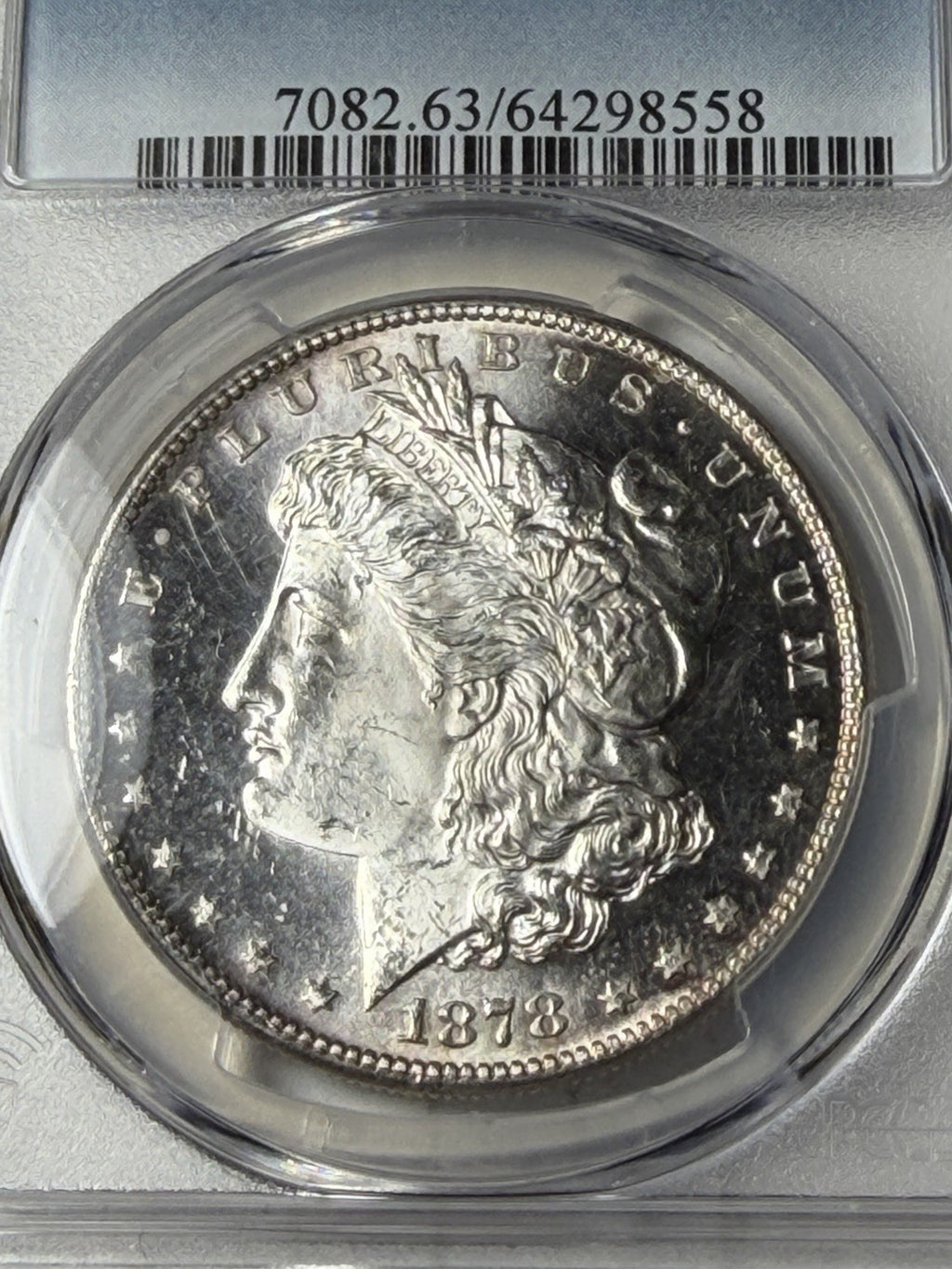 1878-S PCGS MS63 Morgan Silver Dollar Flashy