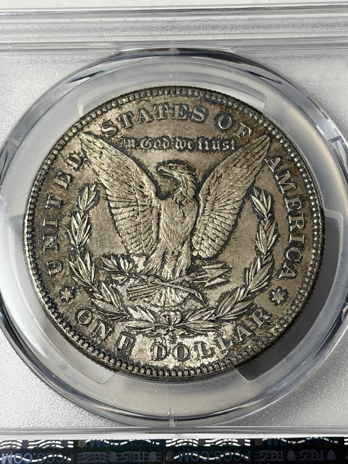 1878-S PCGS MS63 Morgan Silver Dollar Toned