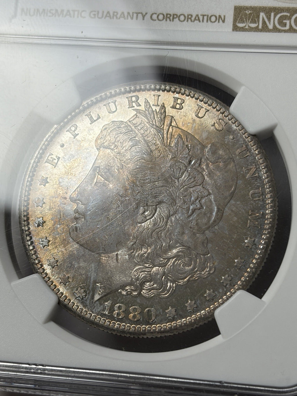 1880-S NGC MS66 Morgan Silver Dollar Toned