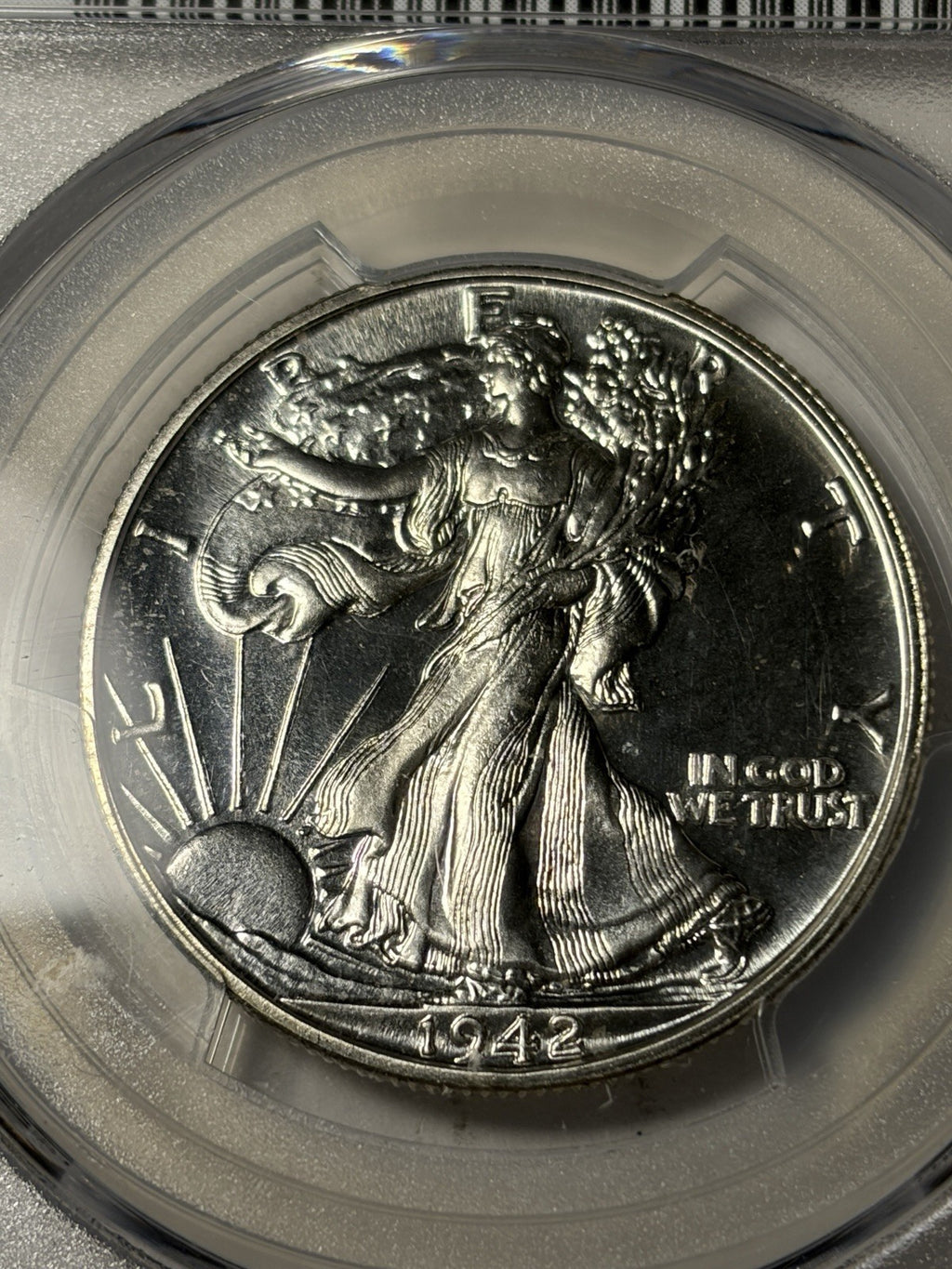 1942 PCGS PR66 Walking Liberty Half Dollar