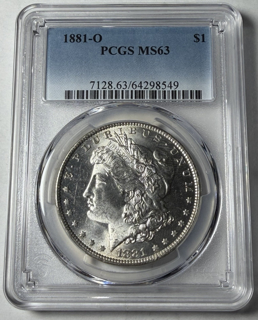 1881-O PCGS MS63 Morgan Silver Dollar