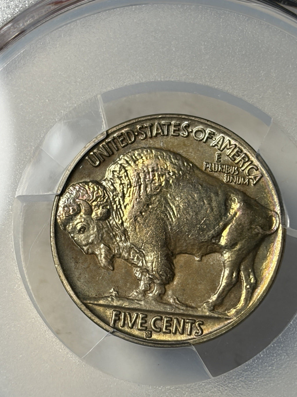 1931-S PCGS MS66+ CAC Buffalo Nickel Toned