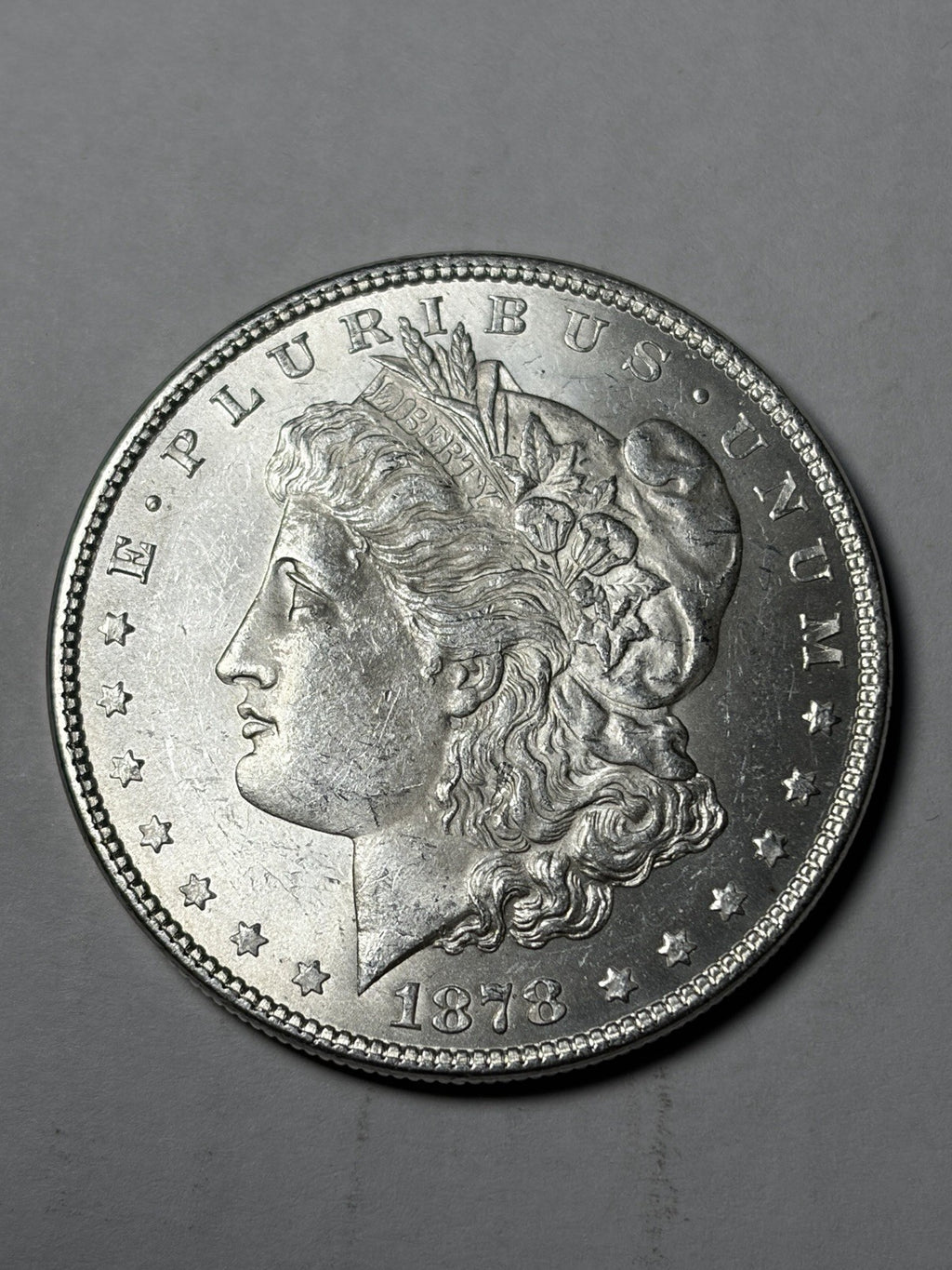 1878 7/8TF Strong Morgan Silver Dollar Uncirculated