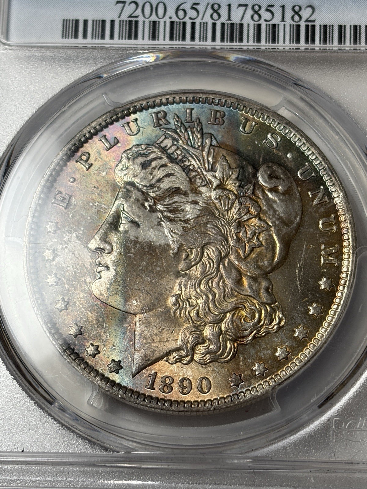 1890-O PCGS MS65 Morgan Silver Dollar Toned