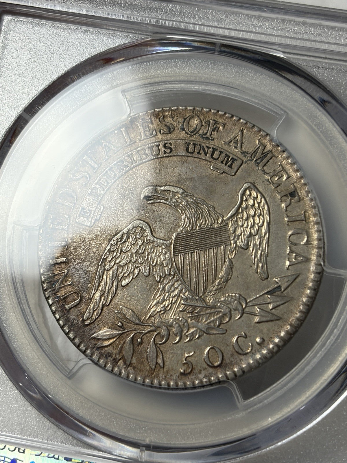 1818 PCGS AU Details Capped Bust Half Dollar