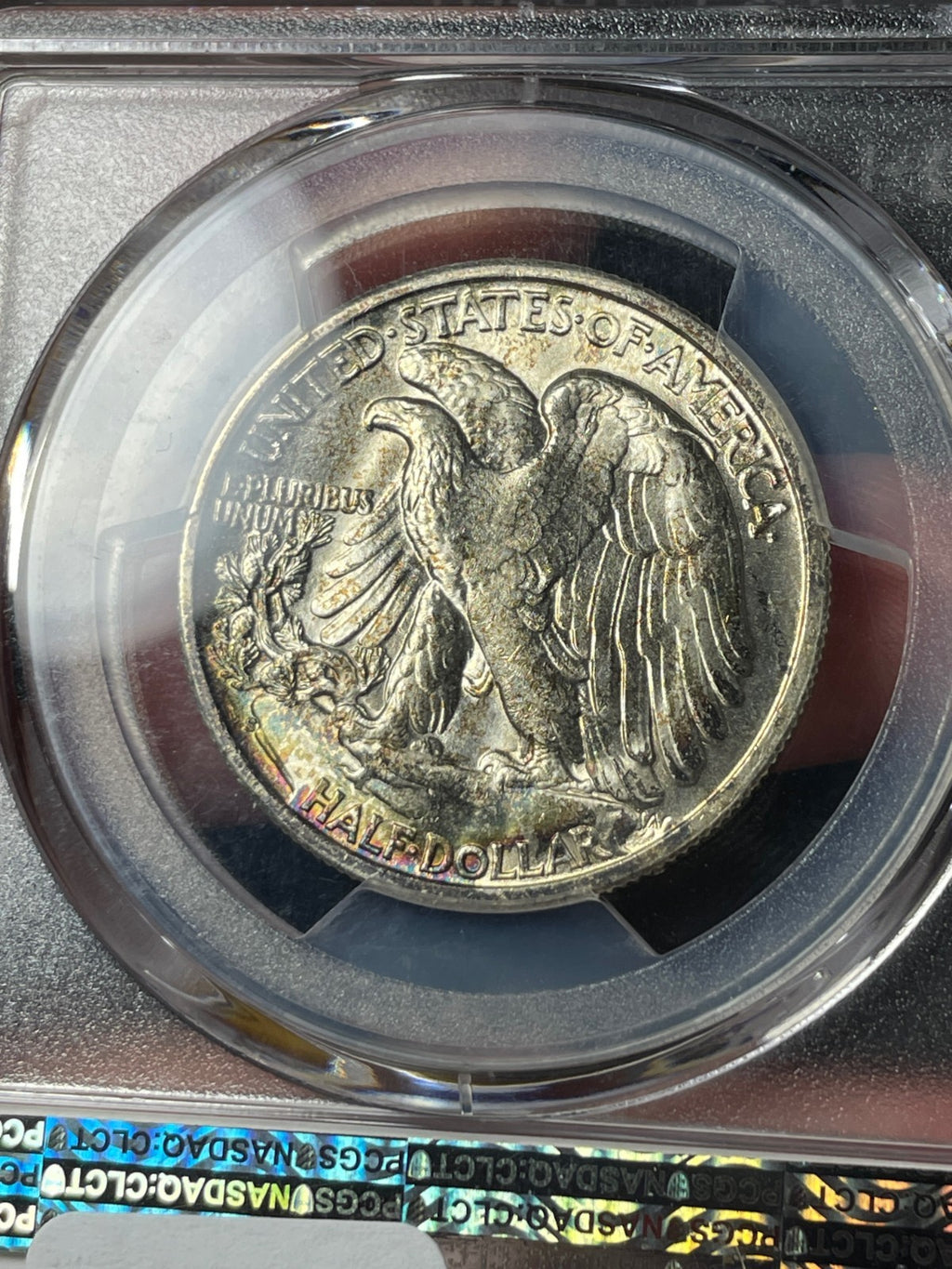 1945-S PCGS MS66+ Walking Liberty Half Dollar Toned High Grade