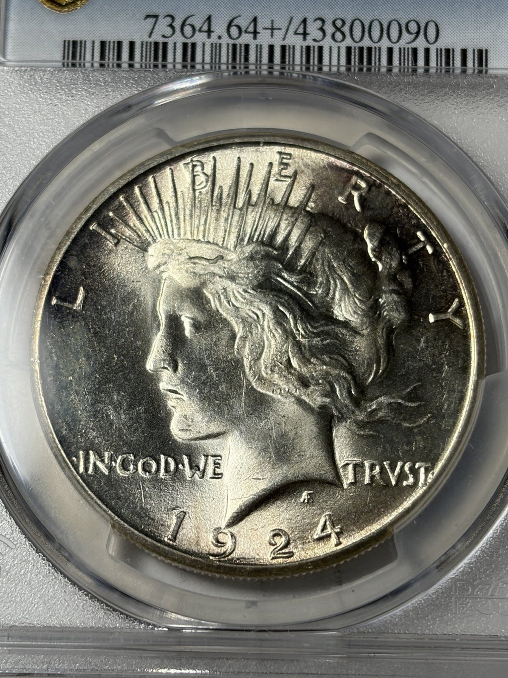 1924-S PCGS MS64+ Peace Silver Dollar