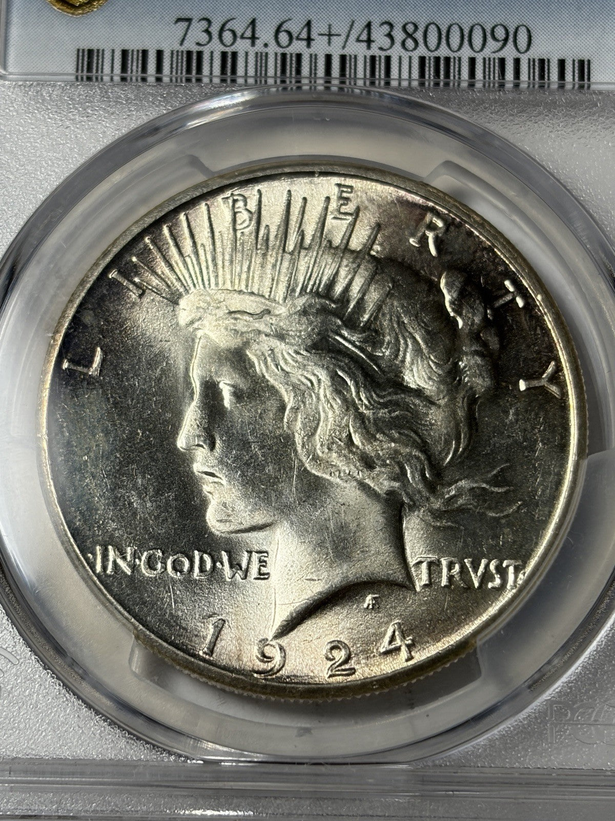 1924-S PCGS MS64+ Peace Silver Dollar