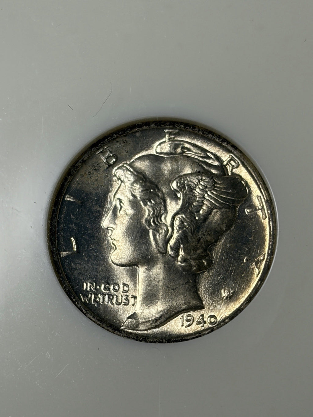 1940 NGC MS67 FB Mercury Dime