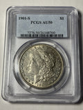 1901-S PCGS AU50 Morgan Silver Dollar