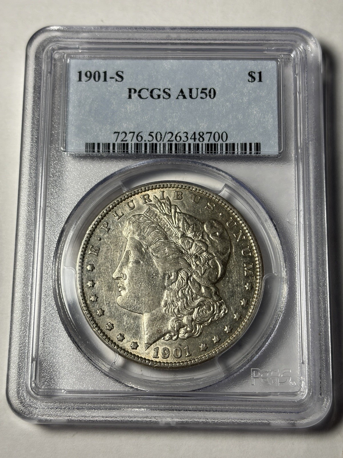 1901-S PCGS AU50 Morgan Silver Dollar