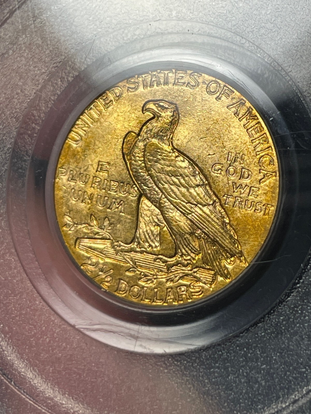 1908 PCGS MS64 CAC $2.5 Gold Indian Quarter Eagle Pre-33