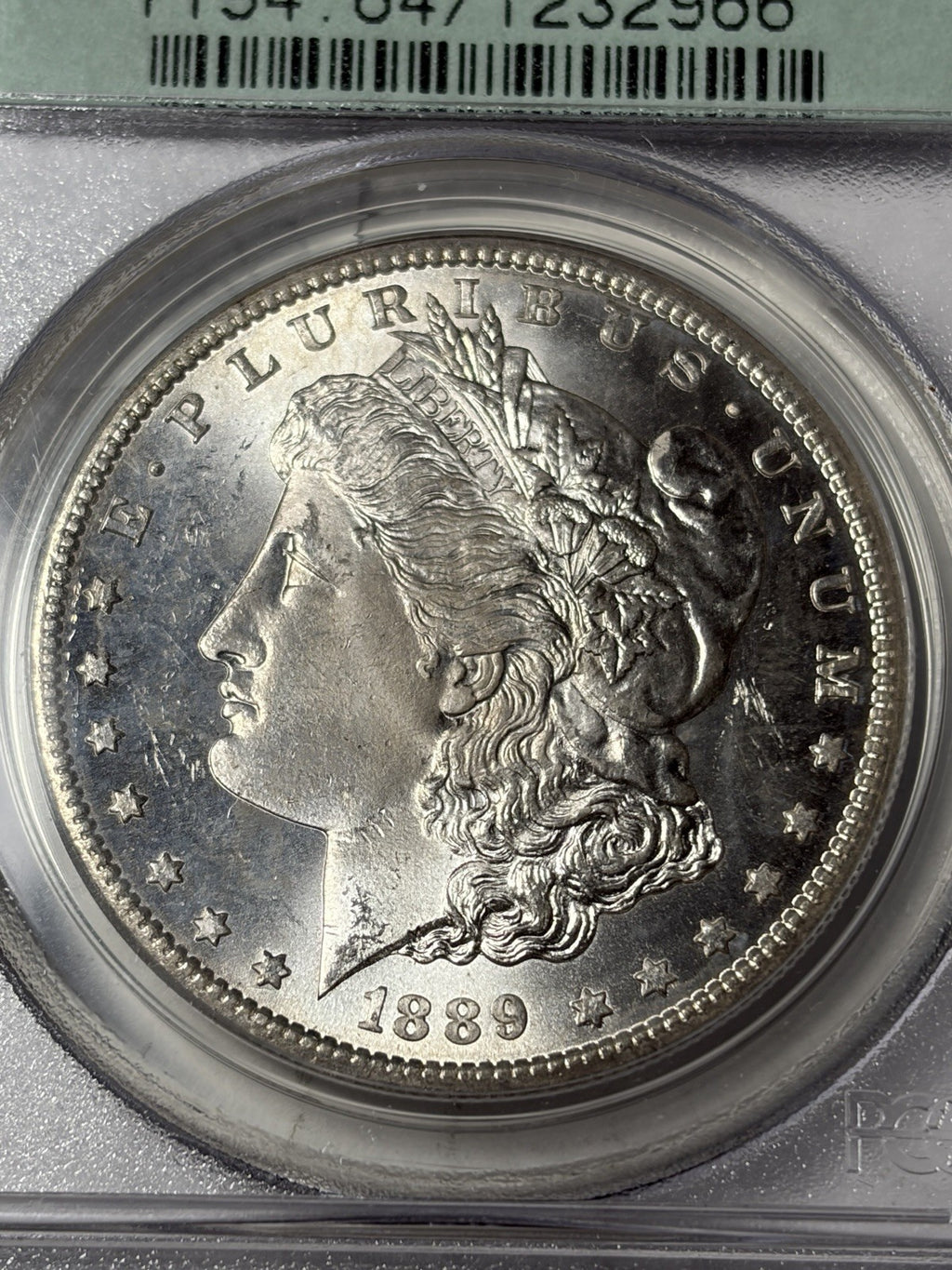 1889-S PCGS MS64 Morgan Silver Dollar Old Green Label