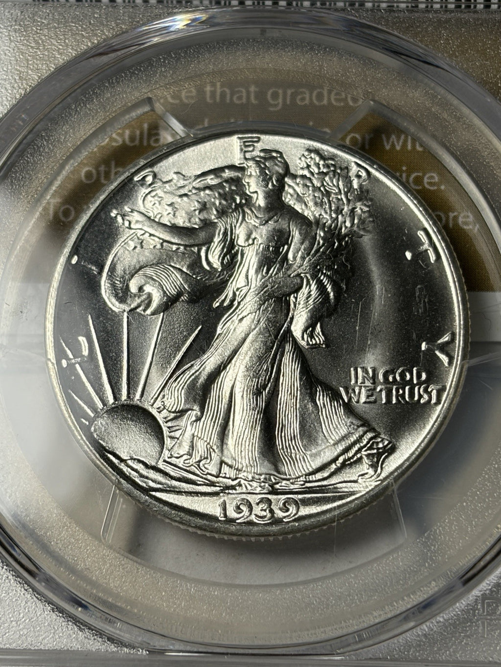 1939-S PCGS MS66+ GOLD CAC Walking Liberty Half Dollar