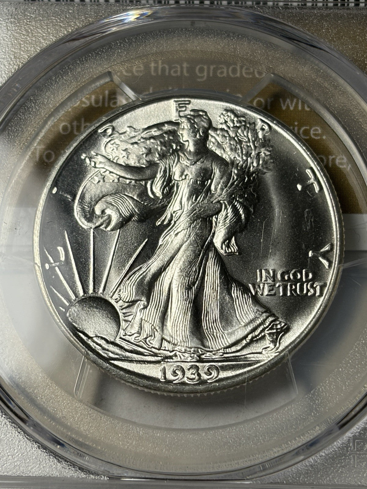 1939-S PCGS MS66+ GOLD CAC Walking Liberty Half Dollar