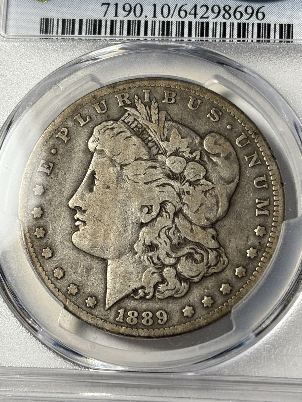 1889-CC PCGS VG10 CAC Morgan Silver Dollar