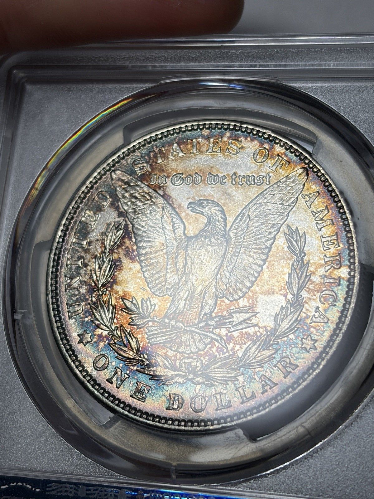 1886 PCGS MS64 Morgan Silver Dollar Toned