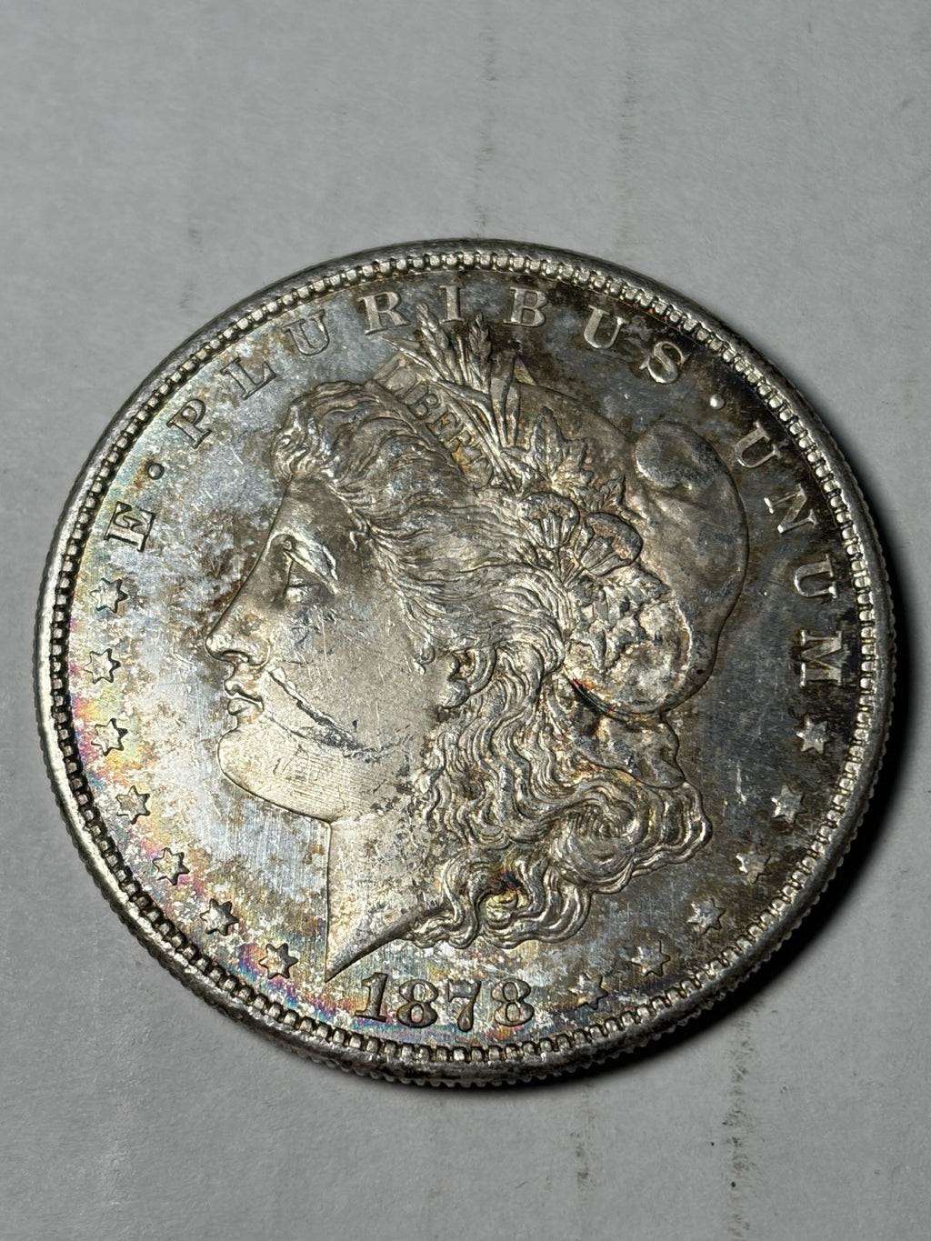 1878-S Morgan Silver Dollar Uncirculated Toned