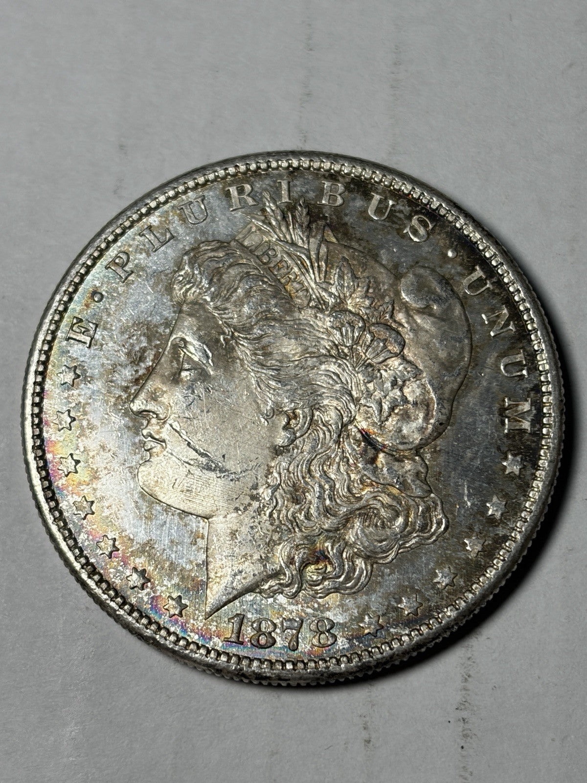1878-S Morgan Silver Dollar Uncirculated Toned