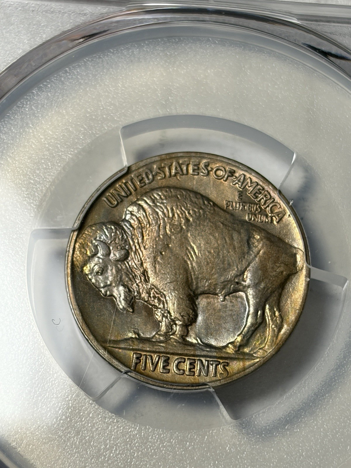 1919 PCGS MS64 Buffalo Nickel Toned