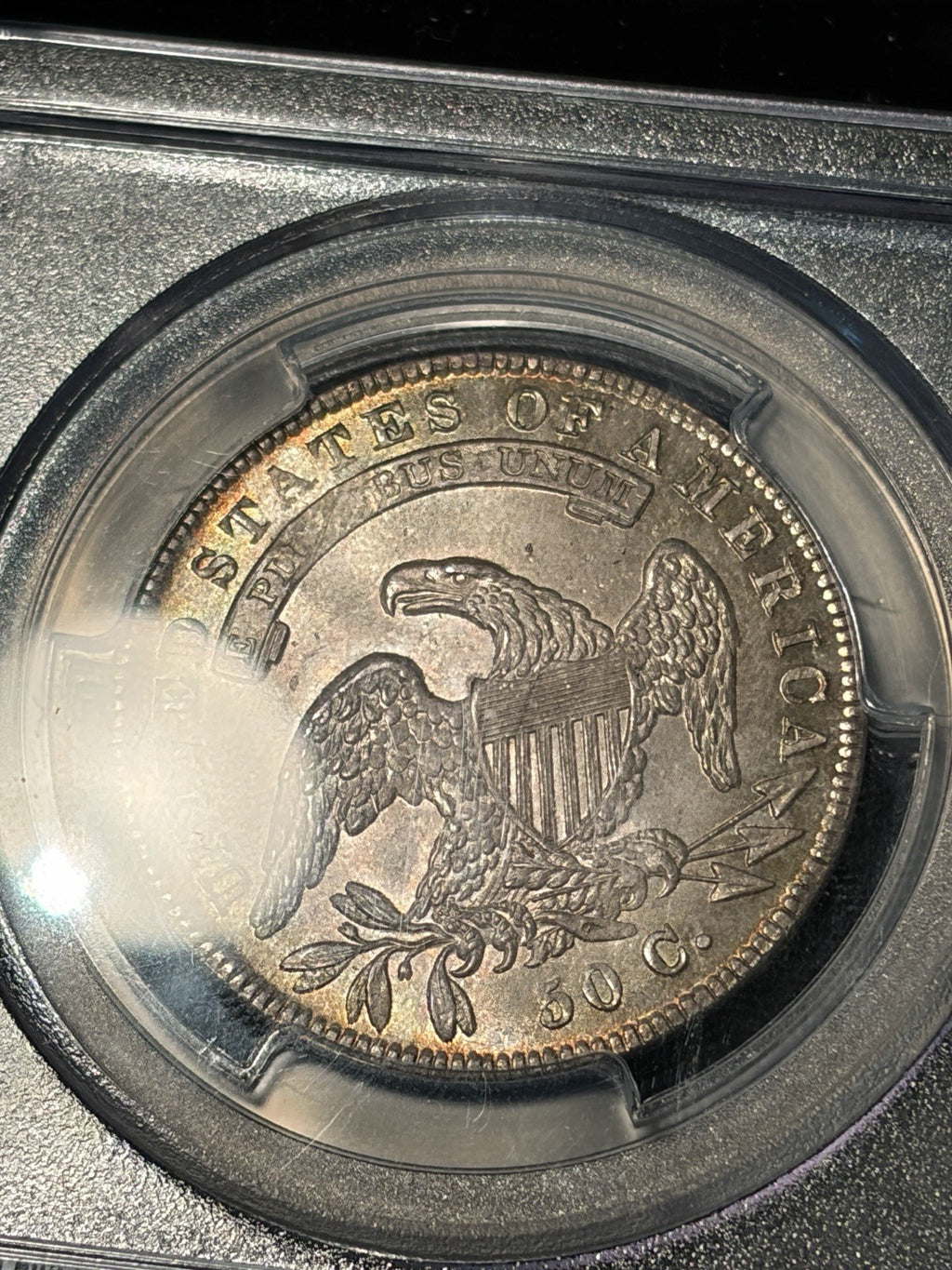 1834 PCGS MS65 Overton 116 SM Date, SM Letters Capped Bust Half
