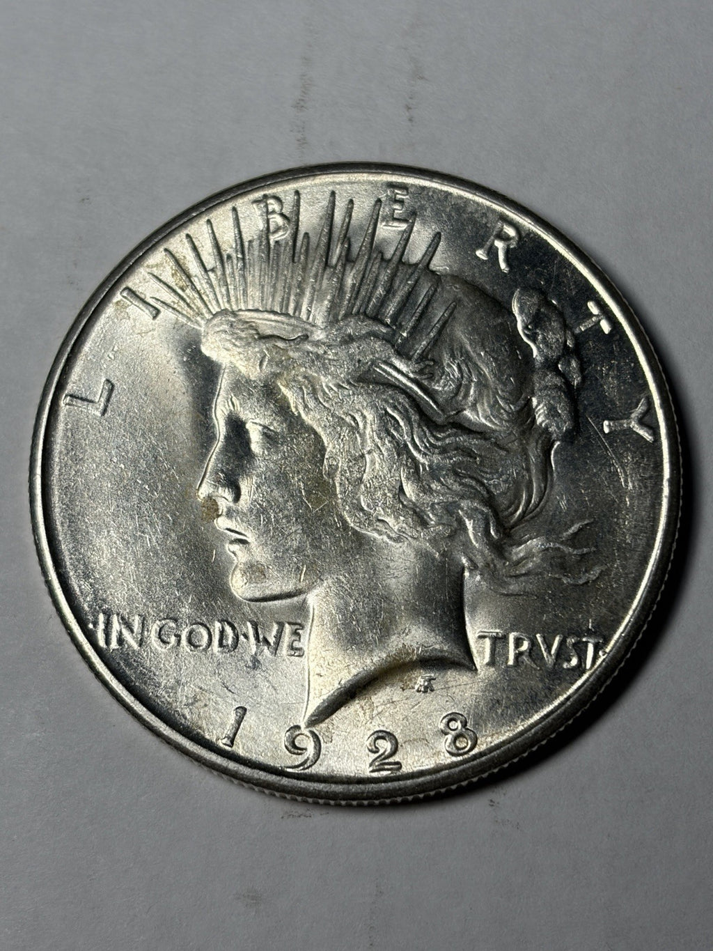 1928-S Peace Silver Dollar Uncirculated