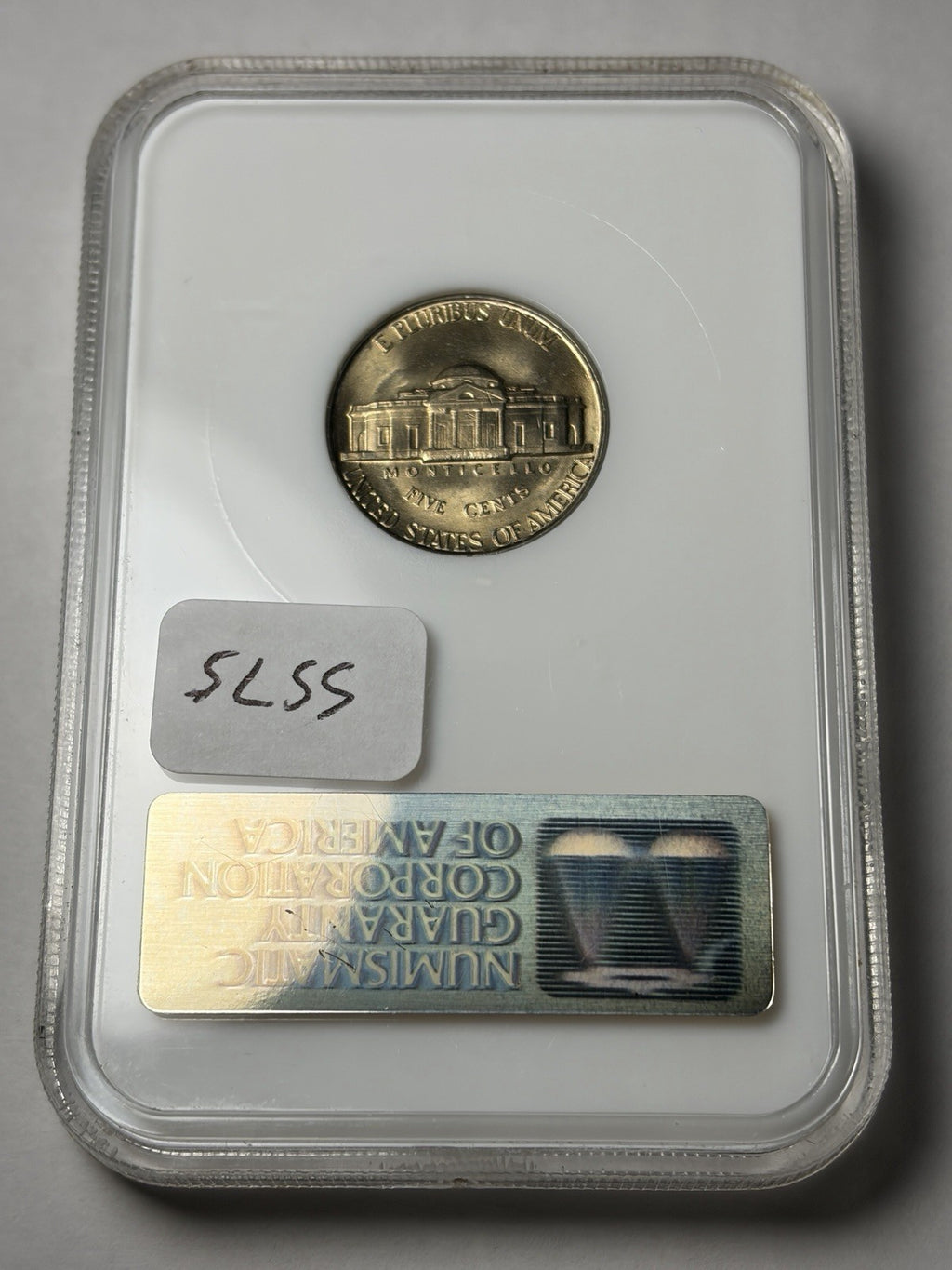 1939 NGC MS67 Jefferson Nickel Old Fatty Holder