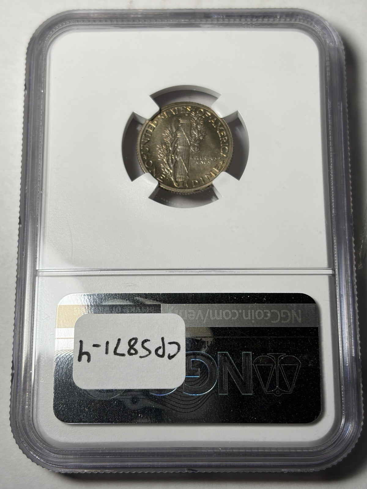 1936 NGC PF67 Mercury Dime Toned